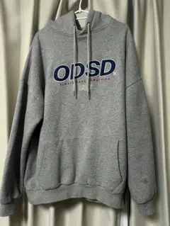 ODDSTUDIO ODSD グレー フード付きパーカー