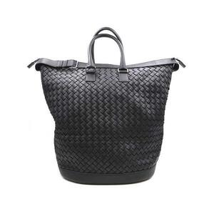 BOTTEGA VENETA ボッテガヴェネタ ポーチ付きイントレチャート2WAYラージレザーバッグ ブラック IT291CXT7IL3