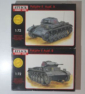 アタック 1/72 72SE19 Ⅱ号戦車 A型 72SE23 Ⅱ号戦車 B型 WWⅡ ドイツ 軽戦車 レジンパーツ プラモデル ミリタリー ジオラマ 戦車 模型