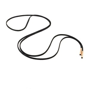ネックレス ゴールド ロング 150㎝ 長い 紐 黒 ブラック シンプル 多用途 レディース 韓国 ブレスレット 腕輪 アンクレット #C870-3