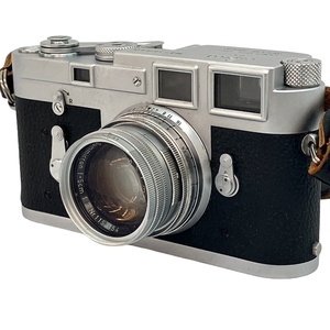 【動作保証】Leica M3 フィルムカメラ 50mm F2 レンズ 101万台 シングルストローク レジンファインダー ライカ 中古 C8892311