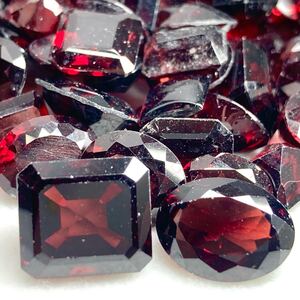 1円〜!!大量!!（天然ガーネットおまとめ502.5ct）f 約100.5g ルース 裸石 宝石 ジュエリー jewelry garnet 柘榴石 w5マ106