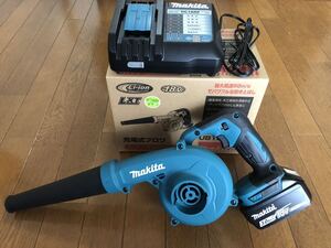 [TO]Makita マキタ 18V ブロワ　バッテリー＆充電器付きフルセット(本体UB185DZ、バッテリーBL1830B、充電器DC18RF) 洗車の仕上げにGood!