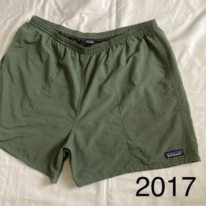 XLサイズ 極美品【2017・廃盤】patagonia メンズ バギーズ ショーツ 5インチ ( BUFG ) バッファローグリーン 希少MARS米軍ミリタリーカーキ