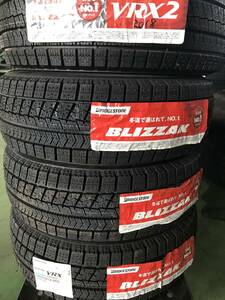 2408-69 ●訳アリ4本セット 185/65R14 VRX 2019年3本 & VRX2 2018年1本 ブリザック スタッドレス 倉庫保管品　(175/65R14の代わりに）