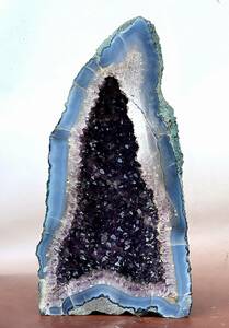 アメジストドーム 重さ約11.1㎏ 全長約45㎝ 風水　紫水晶 原石 鉱物 パワーストーン 置物