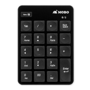 Bluetoothテンキーパッド MOBO TenkeyPad 薄型 軽量 USB充電式 ブラック