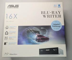 【中古】ASUSTek Windows10対応M-DISC対応BD-R 16倍速書込 SATA接続 BW-16D1HT