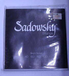 【数量限定】Sadowsky(サドウスキー)　/　Bass Strings Black Label Bright Nickel　SBN40　ベース弦