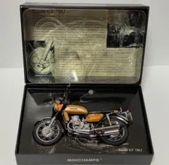 美品　ミニチャンプス　1/12 SUZUKI GT750J ゴールド