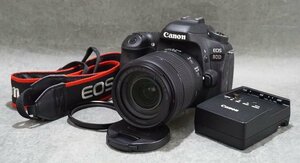 １円～【デジタル一眼レフカメラ】美品 キャノン CANON EOS 80D ZOOM LENS 18-135 1:3.5-5.6 IS USM