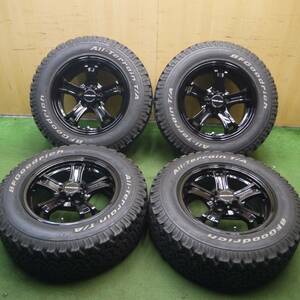 *送料無料* バリ溝！キレイ！9分★KEELER 215/70R16 BFグッドリッチ All-Terrain T/A KO ホワイトレター キーラー PCD114.3/5H★4061106Hノ