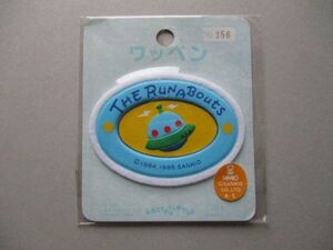 80s サンリオ ザ ラナバウツ UFO ワッペン/ユーフォー宇宙THE RUNABOUTSパッチ裁縫OLDアップリケSANRIO入園ハンドメイド昭和レトロ S54