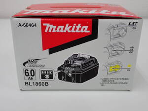 5429★ makita マキタ 18V 6.0Ah BL1860B バッテリー 未使用