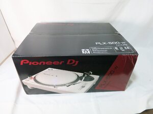 開封未使用品　Pioneer PLX-500-K ターンテーブル レコードプレーヤー オーディオ 音響機器 パイオニア 　2021製