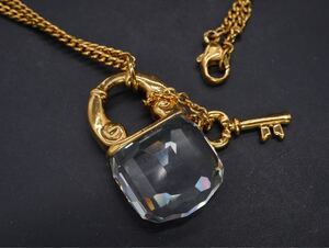 【1514】SWAROVSKI スワロフスキー ネックレス アクセサリー 長さ約52c TIA