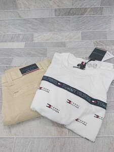 ◇ 《 TOMMY HILFIGER トミーヒルフィガー まとめ売り2点セット サイズ120のみ キッズ 子供服 tシャツ パンツ メンズ 》 P