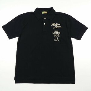 未使用 東洋 Sun Surf サンサーフ 半袖ポロシャツ ブラック Size L #27970 送料360円 アメカジ レプリカ