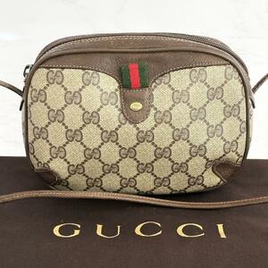 グッチ GUCCI ショルダーバッグ ポシェット シェリーライン GG レザー　2-27369