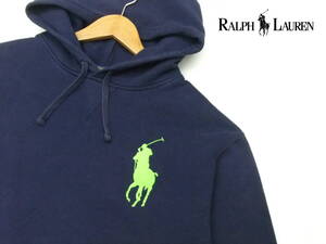 ■Ralph Lauren■スウェットパーカー 濃紺 XLサイズ ビッグポニー ナンバリング ＃3 ネイビー ラルフローレン