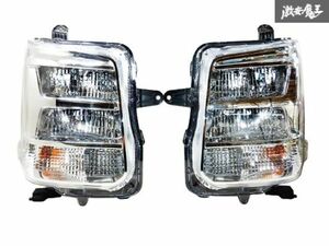 ☆新車外し 美品☆スズキ純正 DA17V DS17V DR17V DG17V エブリィ クリッパー LED ヘッドライト ランプ 左右 ICHIKOH A028 刻印:LE 棚Q3