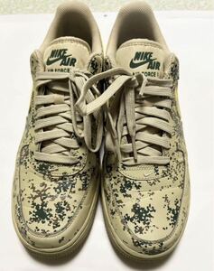 NIKE ナイキ AIR FORCE 1 ‘07 LV8 JP25.5cm/US7.5 希少デザイン　ベージュ×迷彩柄　美品