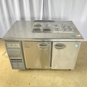 【中古】 フクシマ サンドイッチコールドテーブル YRW-120RM2-F(改) 2018年製 幅1200×奥行750×高800mm (No.8649) 業務用 厨房機器