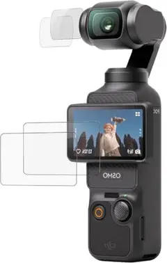 【2枚+2枚】DJI OSMO Pocket 3 スクリーン+ カメラフィルム