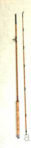 HARDY "THE HARDY WANLESS"; 6 lbs LINE BAMBOO SPINNING ROD (6523-T5) ORIGINAL BAG 1951年製