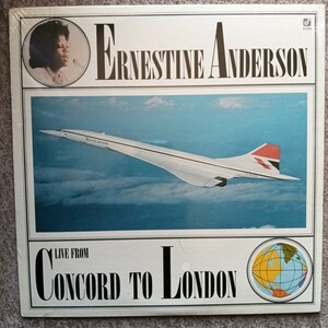 LPレコード　Ernestine Anderson / Live From Concord To London　アーネスティン・アンダーソン　コンコルド・トゥ・ロンドン新品未開封 