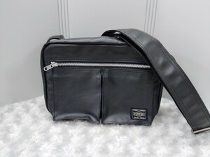 【美品】PORTER ショルダーバッグ ブラック