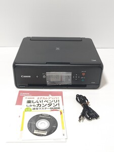 【美品】Canon TS5030 BK PIXUS インクジェットプリンター 複合機 キャノン WiFi USB 総印刷枚数450枚以下 スマホプリント 保護フィルム