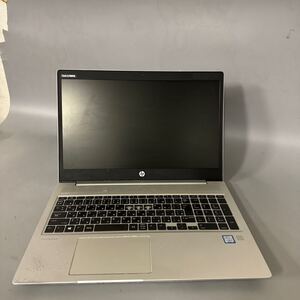 JXJK5631 HP ProBook 450 G6/Core i5-8265U 1.60GHz/メモリ不明/HDD無し/通電しません、キーボード破損