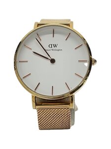 Daniel Wellington◆クォーツ腕時計/アナログ/-/WHT/GLD