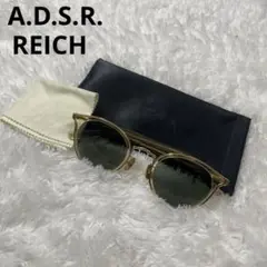 ADSR サングラス REICH 18 正規品 クリアフレーム ゴールド