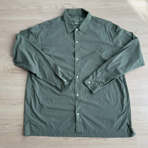 美品［山と道 UL Shirt ライトオリーブ XL］シャツ 速乾 長袖 オリーブ Light OLIVE 緑系