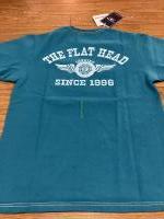 THE FLAT HEAD FN-THC-202 S/S TEE FLYING WHEEL ターコイズ 38