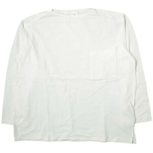 AILE par EDIFICE エル パー エディフィス 日本製 ボートネック バスクシャツ 16070300800230 42 ホワイト Tシャツ カットソー g9817