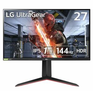 LG(エルジー) 〔展示品〕 27インチ UltraGear FHD IPS ゲーミングモニター 27GN65R-B