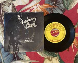 Johnny Cash And The Tennessee Two SUN Records Original 7inch Guess Things Happen That Way ロカビリー