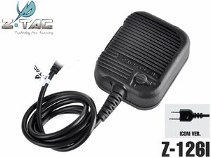 Z-126I　【正規品】 Z-TACTICAL ハンドセットスピーカーマイク(ICOM) ZTAC Z-TAC