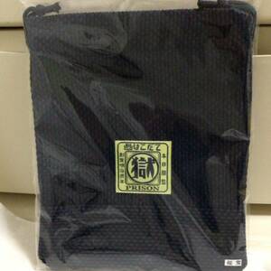 函館刑務所 マル獄 シリーズ 巾着袋 桜 紫 約18×23㎝ 内側和柄模様有 送140