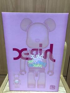 新品 未開封 BE@RBRICK X-girl 2020 100％ & 400％ メディコムトイ MEDICOM TOY ベアブリック エックスガール 人気商品