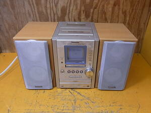 □Ca/690☆パナソニック Panasonic☆MD/CD/カセットテープ システムミニコンポ☆SA-PM47MD☆ジャンク