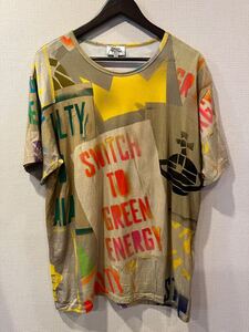 Vivienne Westwood MAN カーキ 半袖Tシャツ カットソー 50サイズ ヴィヴィアンウエストウッド