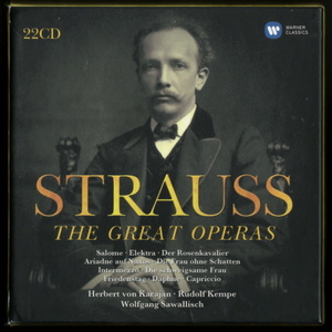 [CD22枚組] STRAUSS: THE GREAT OPERAS [BOX] (2013) カラヤン／サヴァリッシュ etc.『シュトラウス：グレイト・オペラズ』WARNER 輸入盤