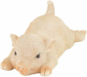 置物 豚 ブタ 可愛い 白豚 人気 お洒落 動物 かっこいい コンパクト 小さい ミニ オブジェ フィギュア インテリア 雑貨 プレゼント ペット