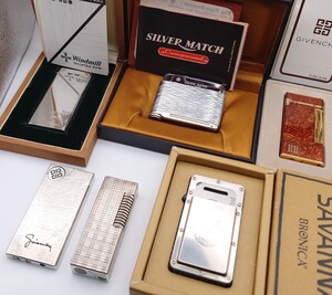 【SR-715】ライター おまとめ 6点 Windmill SILVER MATCH PRINCE GIVENCHY SAVANNA BRONICA ガスライター 喫煙具 