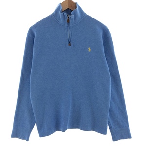 古着 ラルフローレン Ralph Lauren POLO by Ralph Lauren ハーフジップスウェットシャツ トレーナー メンズM相当 /eaa390310