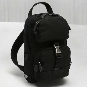 中古 プラダ ボディバッグ メンズ ブランド PRADA ボディバッグ ブラック バッグ